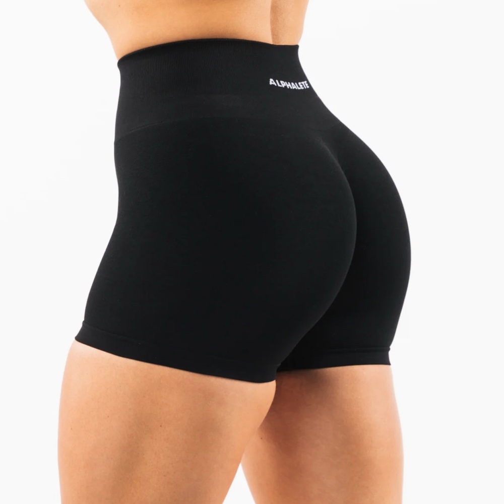 Alphalete Black Athletic Compression Shorts